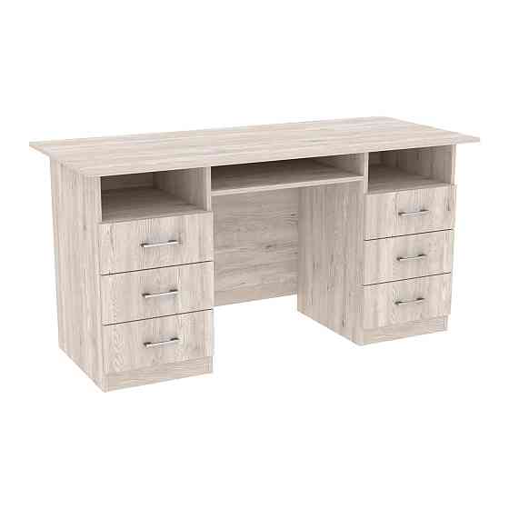 Стол офисный ОСП-4, Самоа Димчастий, 1500/600/760 Львов