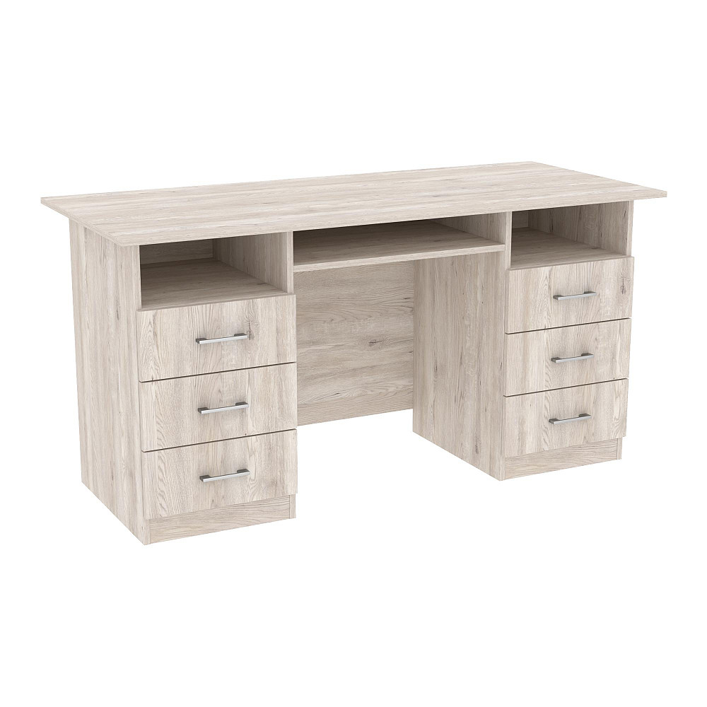 Стол офисный ОСП-4, Самоа Димчастий, 1500/600/760 Львов - изображение 1