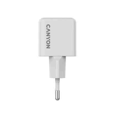 Зарядное устройство Canyon CU20C GaN 20W 1xPD EU White (CNS-CUW20C) Винница
