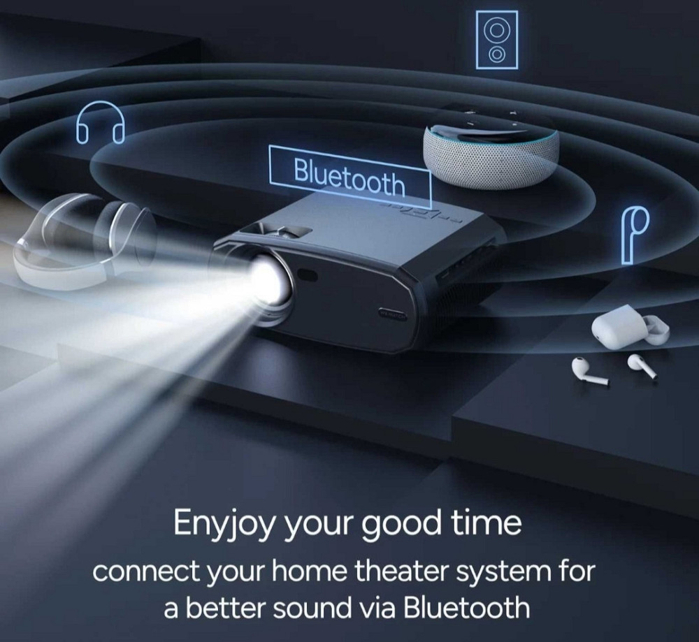 Проектор WEWATCH V50/FullHD /4к/Wi-Fi Bluetooth/ Miracast Киев - изображение 6