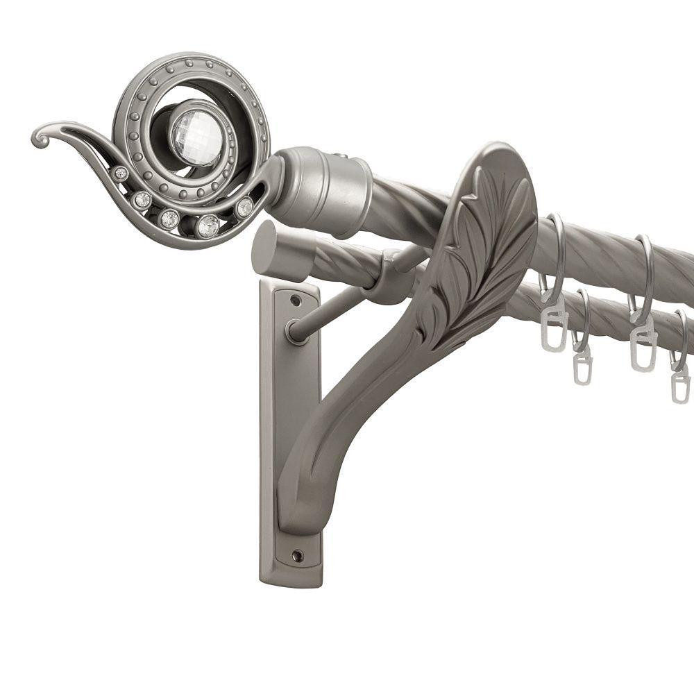 Карниз Orvit Око Дракона металевий дворядний ретро скручена труба кільце металеве Сатин 25\19 мм 300 см (00-00016846) Львів - фото 1