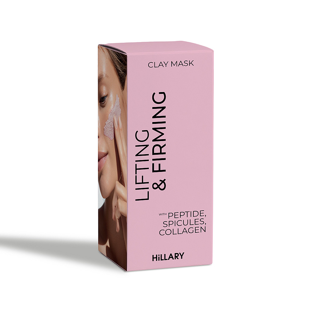 Лифтинг-маска для лица и шеи Collagen & Peptide Lifting Clay Mask Hillary 90 мл Киев - изображение 14