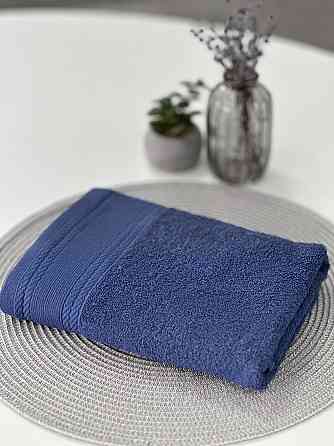 Махровое полотенце IDEAL TEXTILE Легкий бриз 50х90 см 450 г/м2 100% хлопок Синій Черновцы