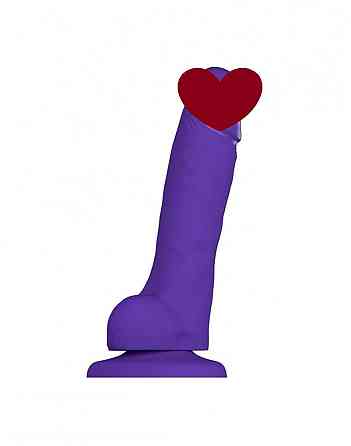 Реалистичный фаллоимитатор Strap-On-Me SOFT REALISTIC DILDO Violet - Size S Sex Aura Киев