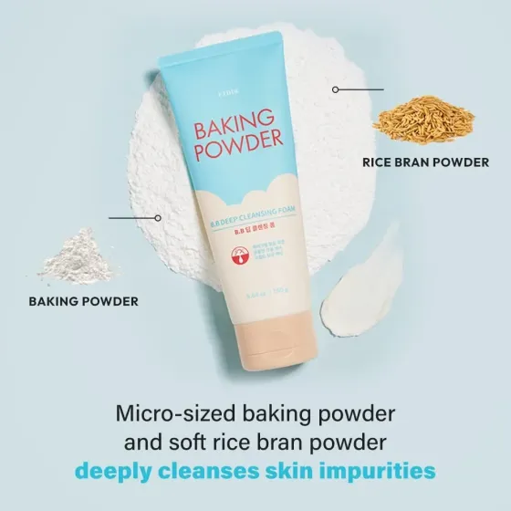 Крем-пінка для вмивання Etude House Baking Powder BB Deep Cleansing Foam, 160 г Львів