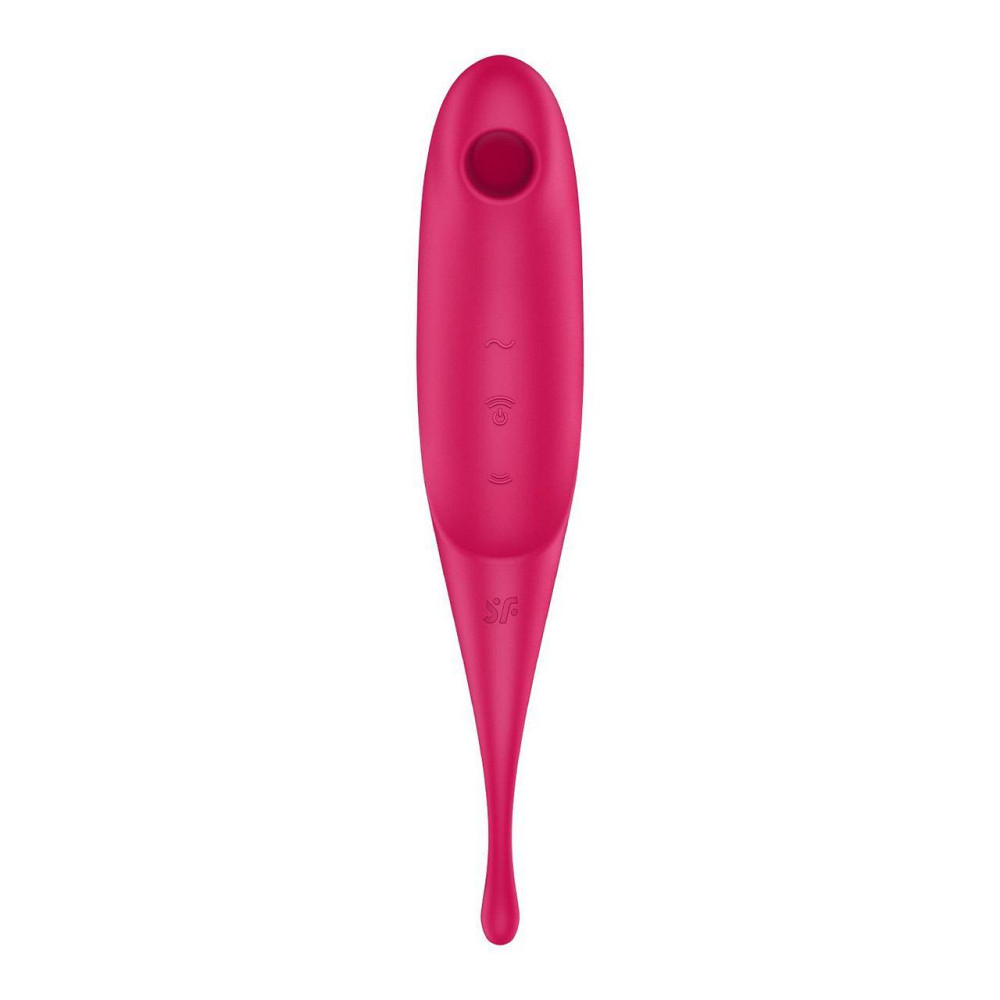 Вибратор для клитора с вакуумной стимуляцией Satisfyer Twirling Pro Red Sex Aura Киев - изображение 3
