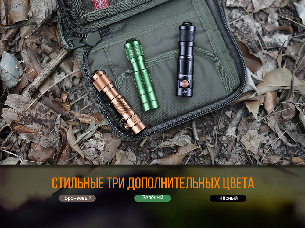 Ліхтар ручний Fenix E05R зелений Киев - изображение 9