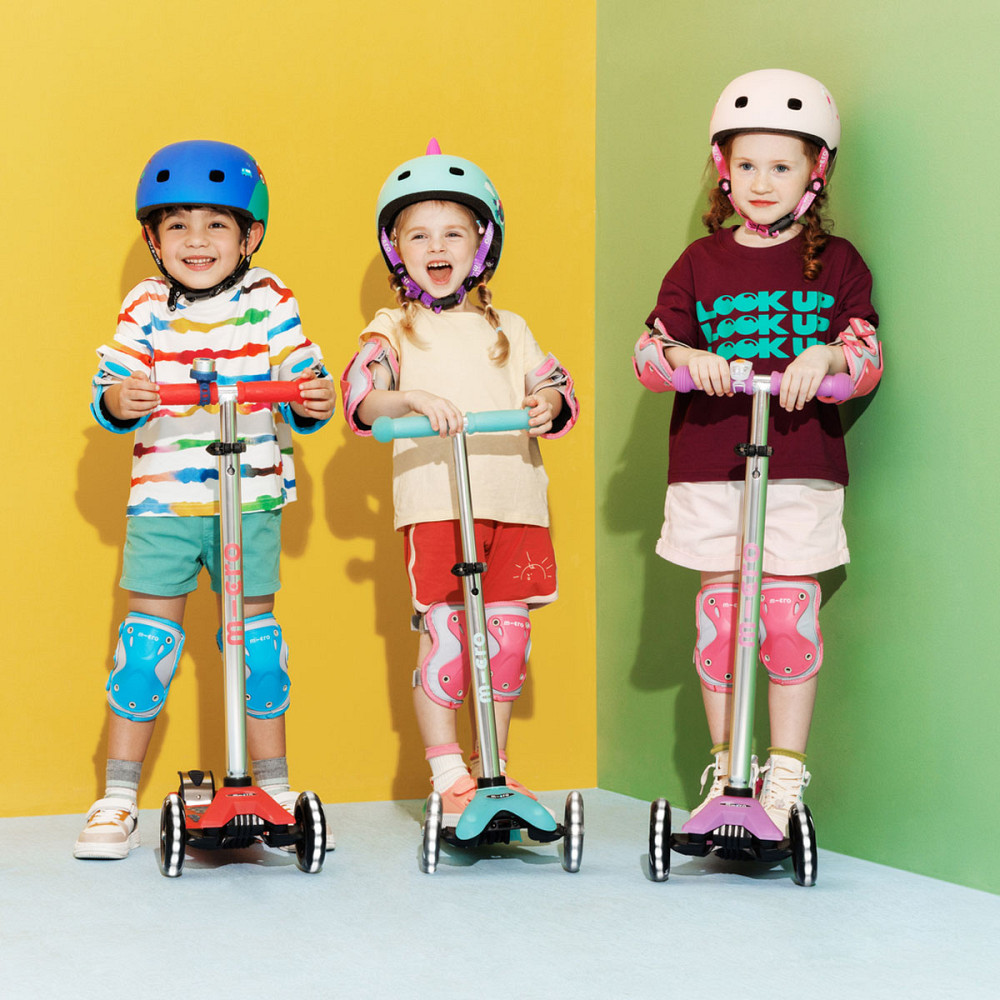 Захисний комплект наколінники та налокітники Micro - Синій (М) Дніпро - фото 7