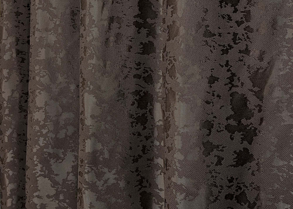 Комплект штор на люверсах VR-Textil Льон мармур Pavliani ХО № 1910ш Венге 150х250 см 2 шт (37-0321) Київ - фото 8