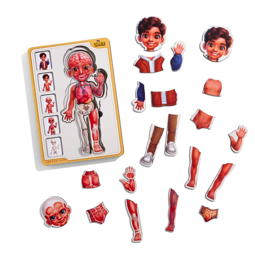 Деревянный пазл-вкладыш 