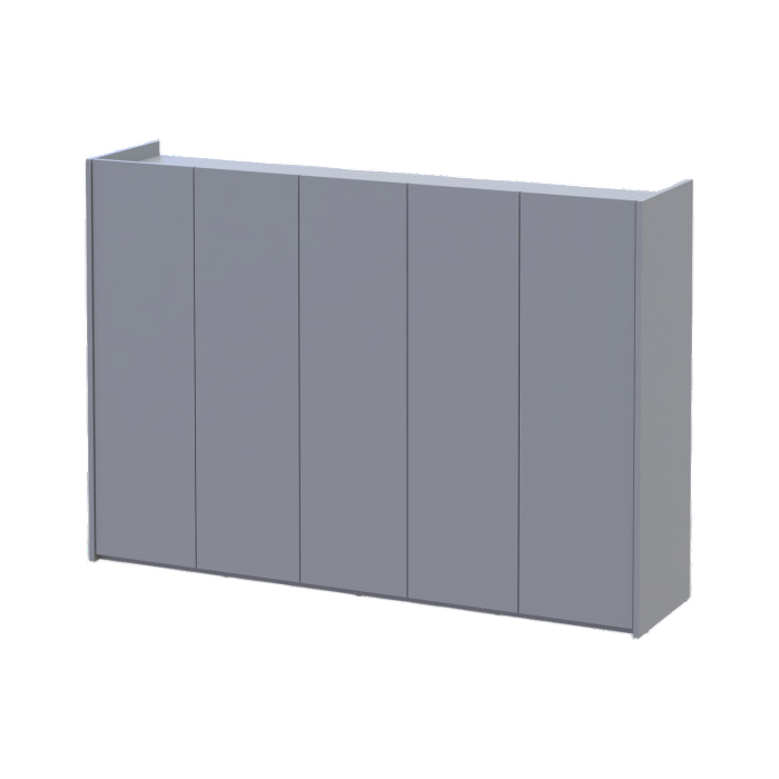 Тумба для обуви Doros Кассель Серый 5 ДСП 159х40х110 (41516227) Днепр - изображение 2