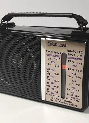 Радиоприемник Golon RX-606-607-608 от сети или батареек Одесса - изображение 3