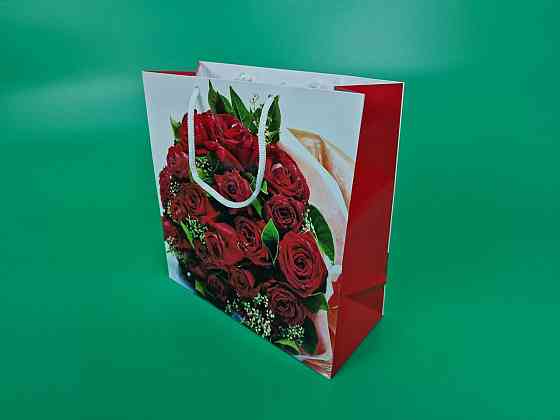 Пакет паперовий подарунковий квадратний 23*24*10 (артKV-222) (12 шт) Харків