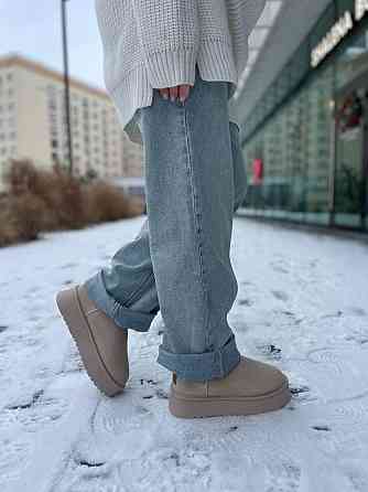 Hengji Угги жіночі HENGJI T38-3 бежеві (зима, замша натуральна) (5739) 38 Коломия