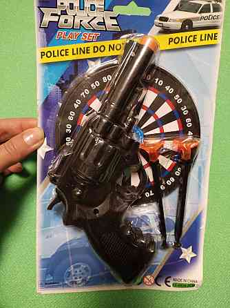 Іграшка поліцейський набір з присосками, пластик Київ