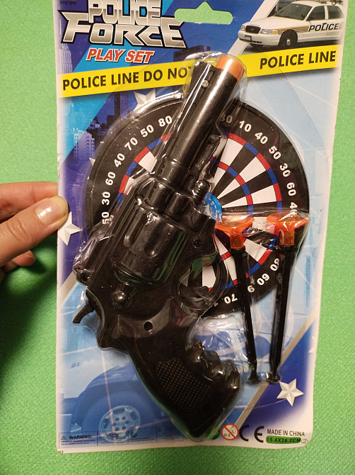 Іграшка поліцейський набір з присосками, пластик Київ - фото 1