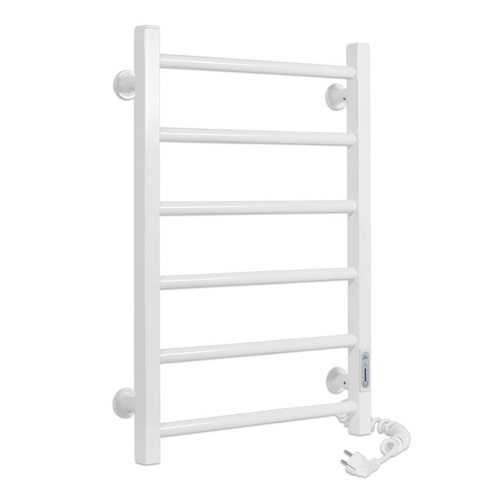 Электрический полотенцесушитель Laris Зебра Альфа ЧК6 400Х600 Э белый, правое подключение Киев - изображение 1