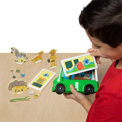 Ігровий набір Melissa&amp;Doug магнітний Сафарі - рятувальна машина (MD30666) Вінниця - фото 3