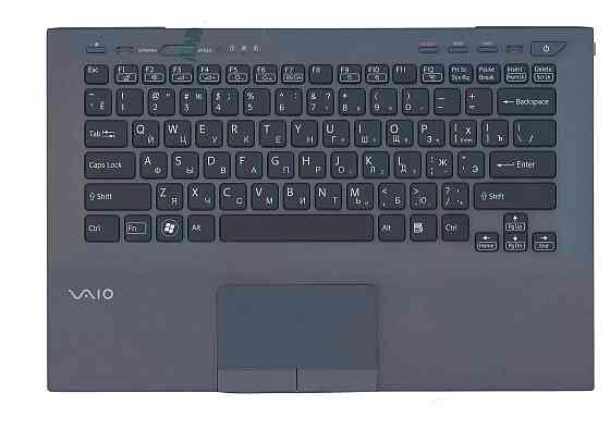 Клавиатура для ноутбука Sony Vaio (VPC-SB) Black, (Gray TopCase), RU Вінниця