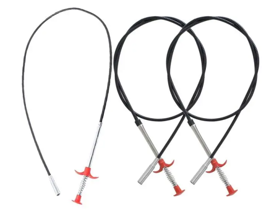 Крючок | Грабер для чистки труб тросик CLEANING HOOK (захват для СТО), 0.6м, телескопический зажим 6 Киев