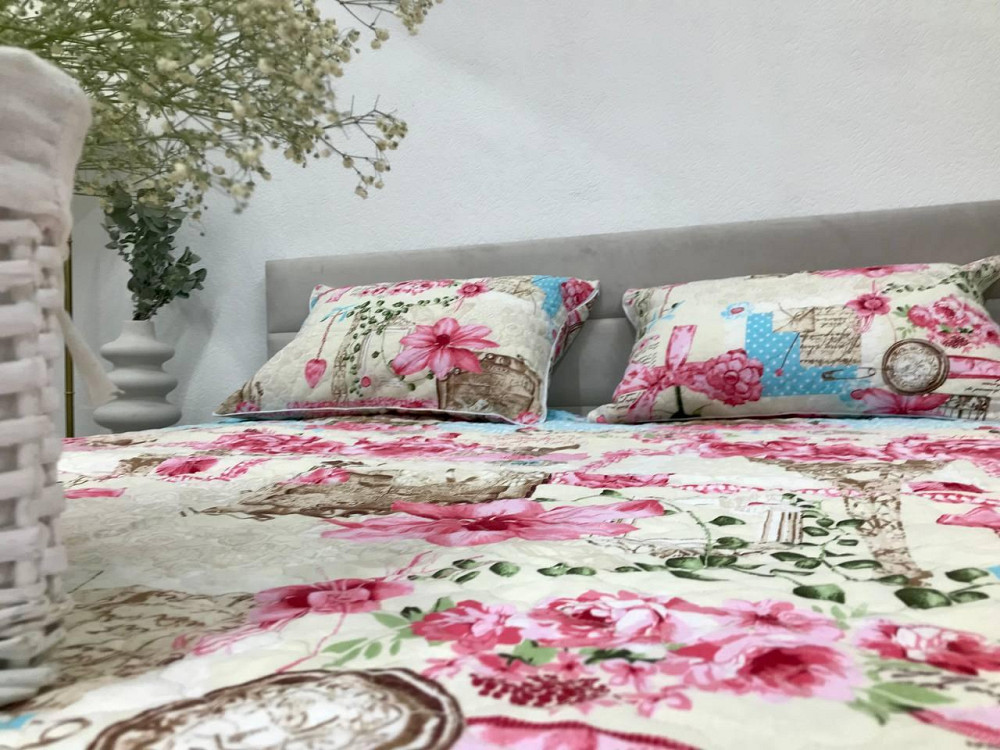 Ecotton Наволочка Ecotton 50х70 см із бавовни на змійці декоративна Французький шик Коломия - фото 6