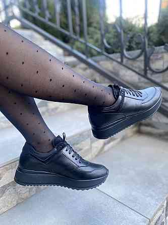 EMELI Кросівки жіночі EMELI 701/1 чорні (весна-осінь, шкіра+замша натуральна) (4122) Коломия