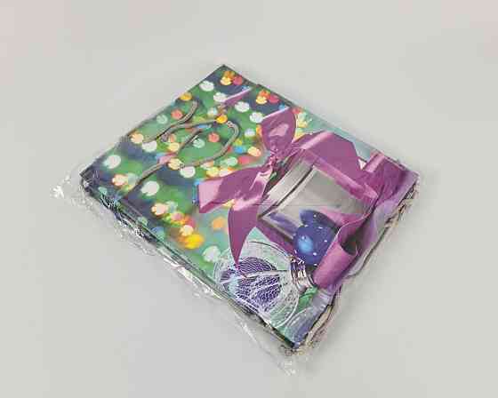 Пакеты бумажные подарочные , новогодние Квадрат 23*24*10- 15 (12 шт) Харьков