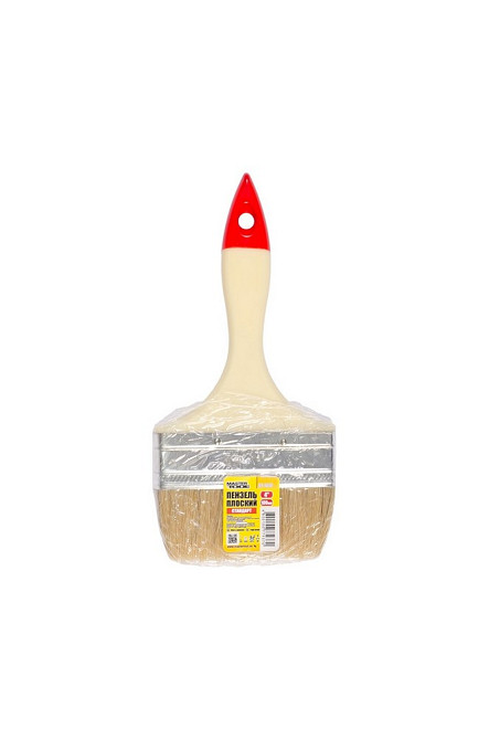 MASTERTOOL Пензель малярський флейцевий MASTERTOOL "СТАНДАРТ" 4.0" 100 мм/12 мм/38 мм 91-1610 Київ - фото 4