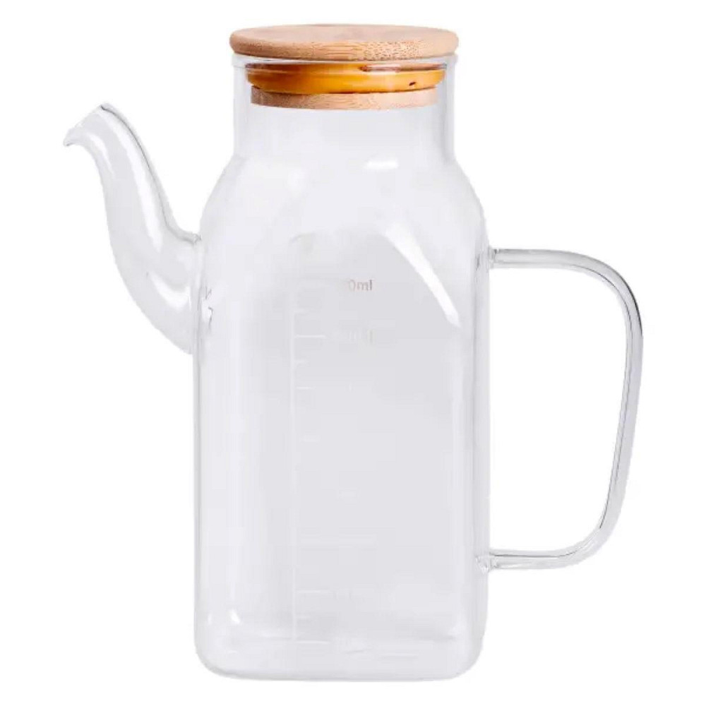 Ємність для олії та оцту з бамбуковою кришкою 750 мл HP-34-1 Київ - фото 2