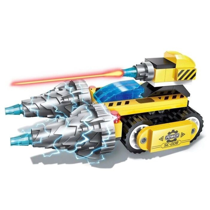 Дитячий Конструктор Qman 1408-1-8 транспорт, 76 дет  Digging Machine Вінниця - фото 1