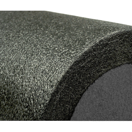 Массажный ролик (роллер) гладкий PowerPlay 4021 Fitness Roller Черный (30x15см.) Киев