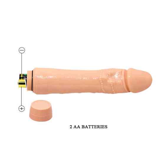 Вібратор - Barbara Dybbuk Vibrator 9,5" Flesh Sex Aura Київ