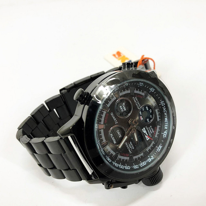 Годинники спортивні SKMEI 1515BK BLACK, Військовий годинник спецслужб, Годинники ZB-933 спортивні спорт Київ - фото 3