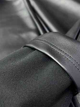 Штани жіночі теплі шкіряні на флісі "Kors" оптом | Батал 52 Київ