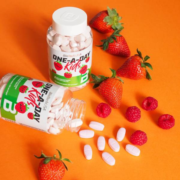 Комплекс мультивітамінів для дітей Biotech One a Day Kids 90 tabs (Strawberry-raspberry) Луцьк - фото 2