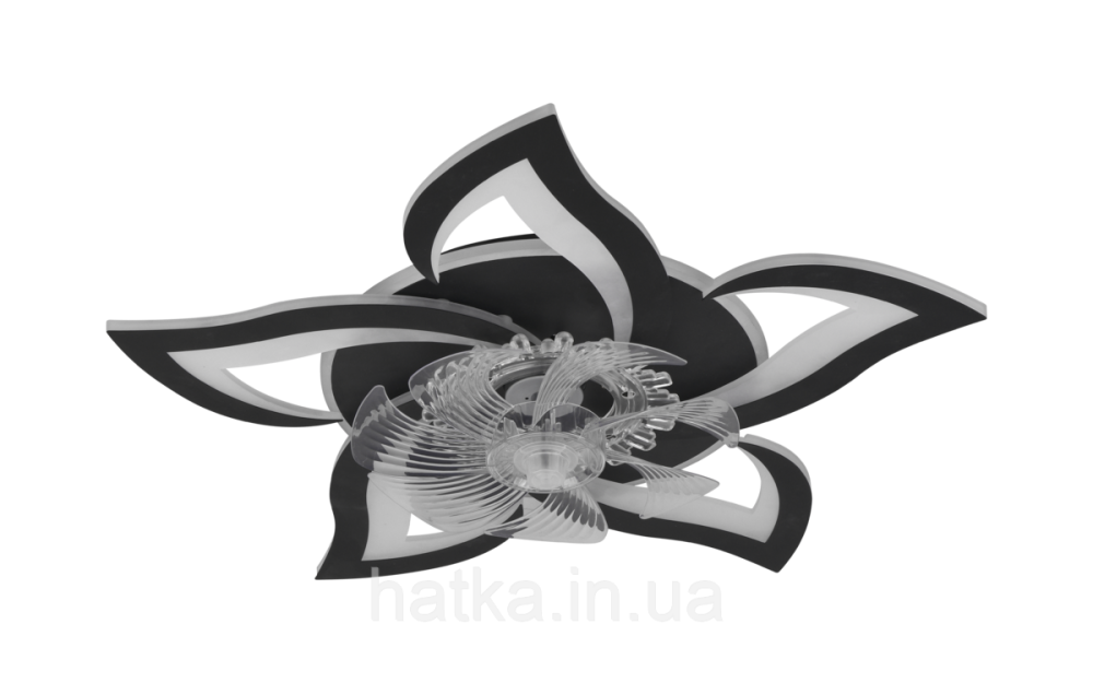 Стельовий світильник-вентилятор YZD5005-Fan (Чорний) Київ - фото 5