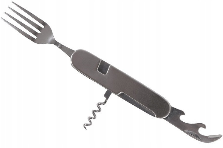 Туристичний Набір Столових приладів 6в1 + Чохол Mil-Tec від Sturm (14630000) Нержавіюча сталь Нововолинськ - фото 2