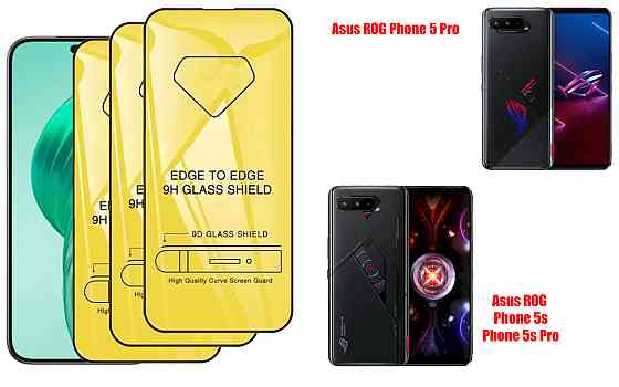 Защитное стекло DefenzoGlass для Asus ROG Phone 5 Pro, Phone 5s, Phone 5s Pro – двойная прочность Киев