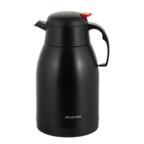 Термос "конференція" 2000мл з пластик.кришкою нержавіюча сталь Конференція KAMILLE 2219 Житомир