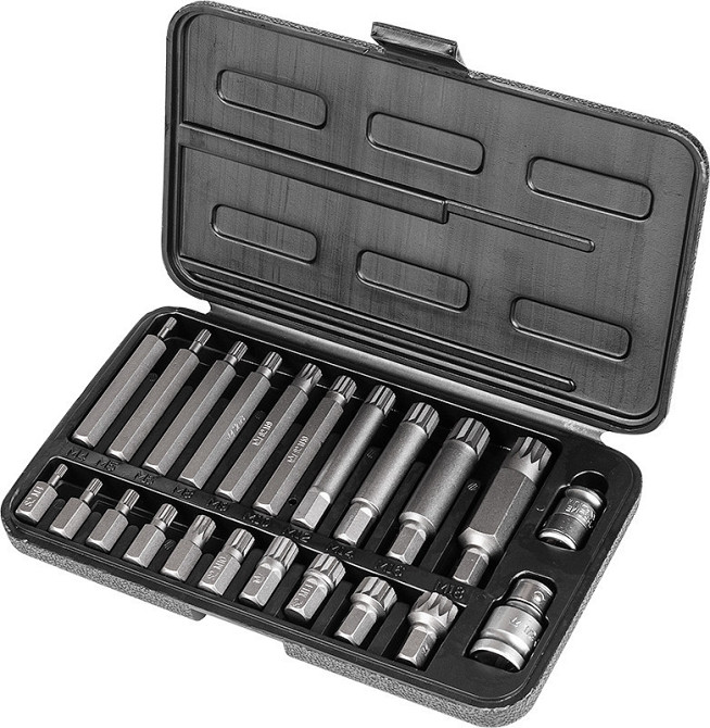 Набор бит Spline Richmann 22 шт сталь S2 М4-М18 (C6938) Коломыя - изображение 5