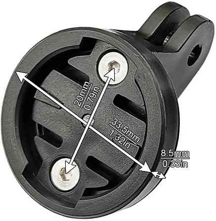 Адаптер крепления камеры для велокомпьютера Garmin GoPro нейлон 33×33 мм база на руль Киев