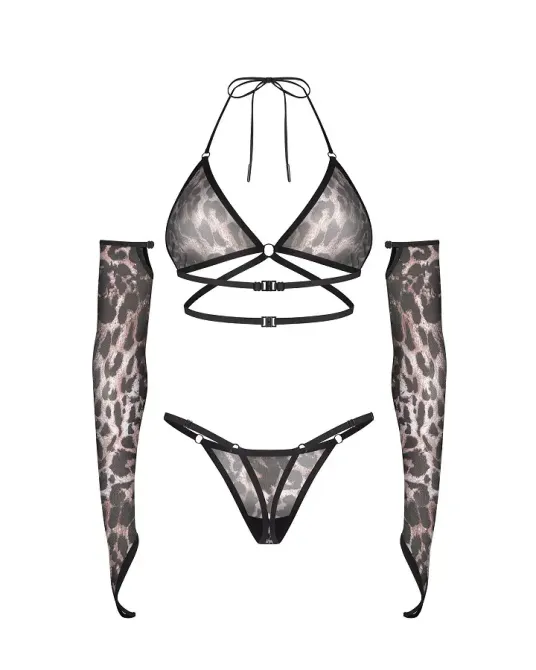 Комплект Obsessive Addia 3-pcs set L/XL Львов - изображение 9