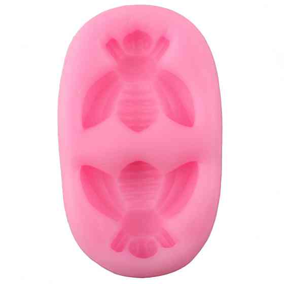 Форма силіконова Бджола 54 на 31 мм рожевий Київ