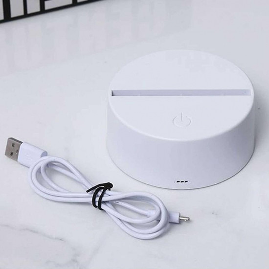 Нічник 3D хиткі піски з Led підсвічуванням 7 режимів золотий пісок Вінниця - фото 4