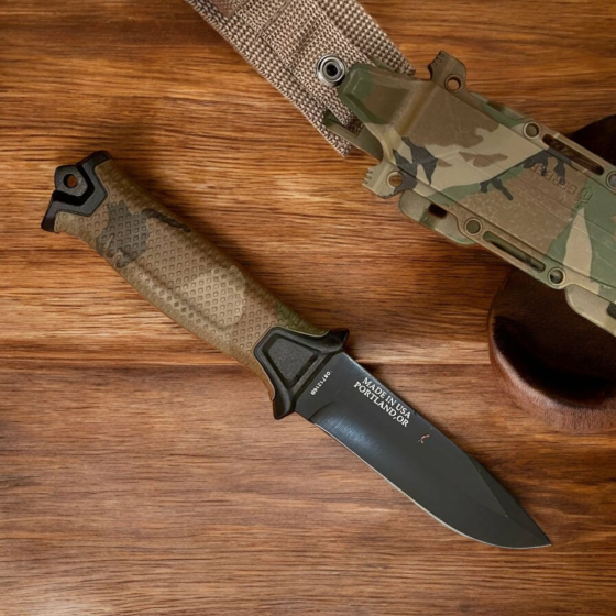 Нож охотничий Gerber камуфляж, 24.5см, 12см Днепр