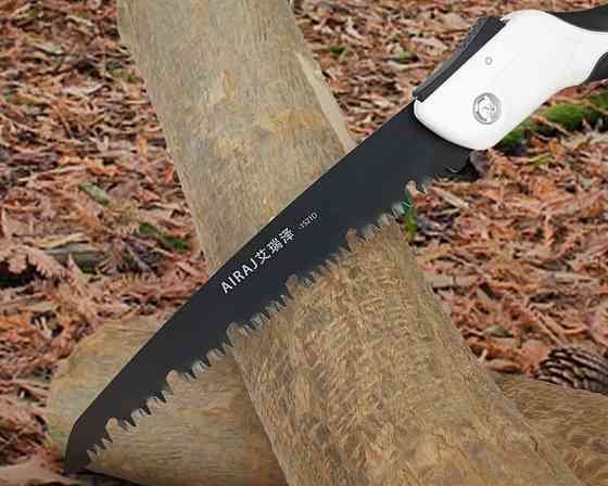 Ручная складная пила 250 DELIXE из прочной стали 55 см черно-белый Киев