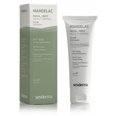 Скраб с миндальной кислотой для лица и тела Sesderma MANDELAC Scrub Face and Body 50 мл Днепр - изображение 1