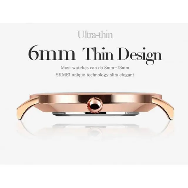 Кварцевые мужские часы Skmei 1181 Large Золотистый Винница - изображение 5