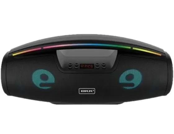 Колонка музична портативна Bluetooth з мікрофоном B100, 40Вт, FM-радіо, USB, TF, AUX, LED підсвітка Київ