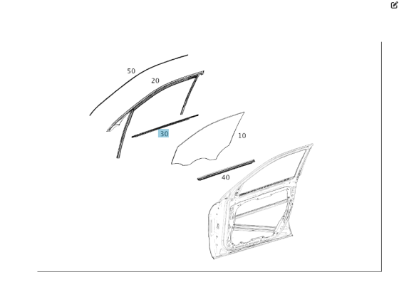 Mercedes-Benz  A2927251400 Молдинг під склом передніх правих дверей GLE Coupe C292 Одесса